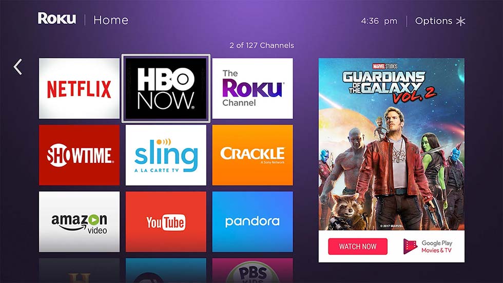 Roku App Screen